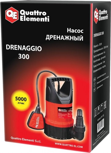 Насос дренажный QUATTRO ELEMENTI DRENAGGIO  300 241-185 - изображение 4