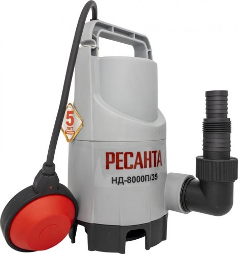 Насос дренажный Ресанта НД- 8000П/35 77/2/1 - изображение 2