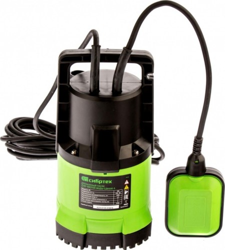 Насос дренажный СИБРТЕХ СДН300-5 для чистой воды 97261 - изображение 2