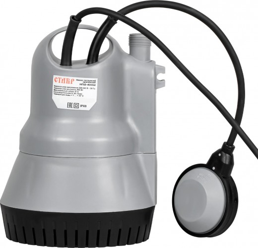 Насос дренажный СТАВР НПД-400Ш ст400шнпд - изображение 3
