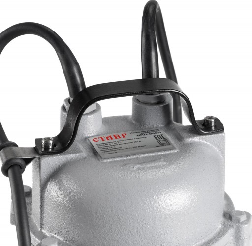 Насос дренажный СТАВР НПД-950Н чугунный корпус, режущий нож ст950н - изображение 2