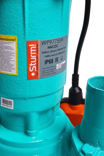 Насос дренажный Sturm WP9775SW фекальный - изображение 2