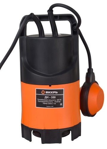 Насос дренажный ВИХРЬ ДН- 350 68/2/8 - изображение 3
