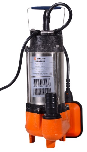 Насос дренажный ВИХРЬ ФН- 250А фекальный 68/5/7 - изображение 4