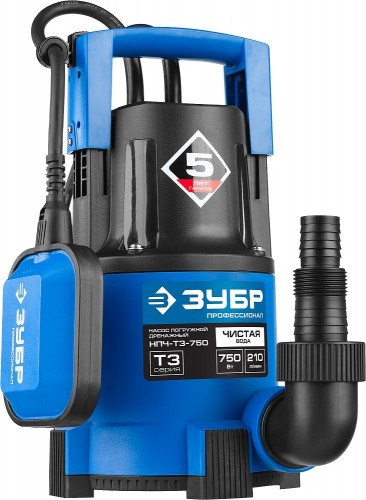 Насос дренажный ЗУБР НПЧ-Т3-750