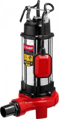 Насос дренажный ЗУБР НПФ-1350 с режущим механизмом НПФ-1350-Р - изображение 4