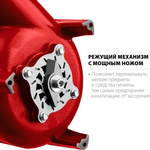 Насос дренажный ЗУБР НПФ- 450-Р с режущим механизмом НПФ-450-Р - изображение 3
