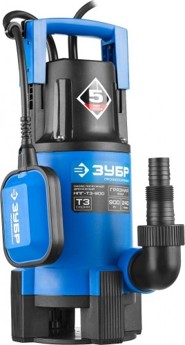 Насос дренажный ЗУБР НПГ-Т3- 900 НПГ-Т3-900
