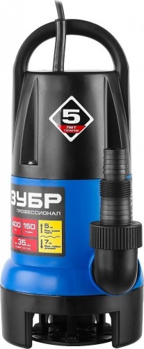 Насос дренажный ЗУБР НПГ-Т7-400 - изображение 3