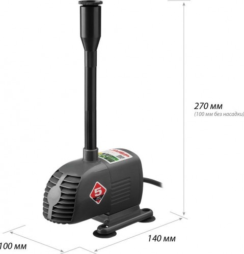 Насос фонтанный ЗУБР ЗНФЧ-20-1.6 - изображение 2