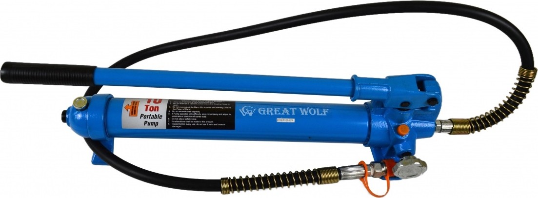 Насос гидравлический GREAT WOLF GW-0410-1 ручной, для пресса 10т