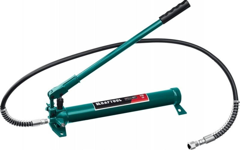 Насос гидравлический KRAFTOOL 43425-10 10 тонн, шланг 1,5 м
