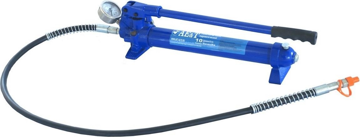 Насос гидравлический ручной AE&T T03010PM  10 т с манометром