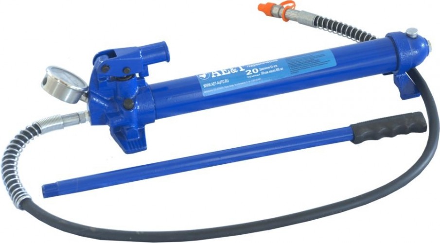 Насос гидравлический ручной AE&T T03020PM  20 т с манометром