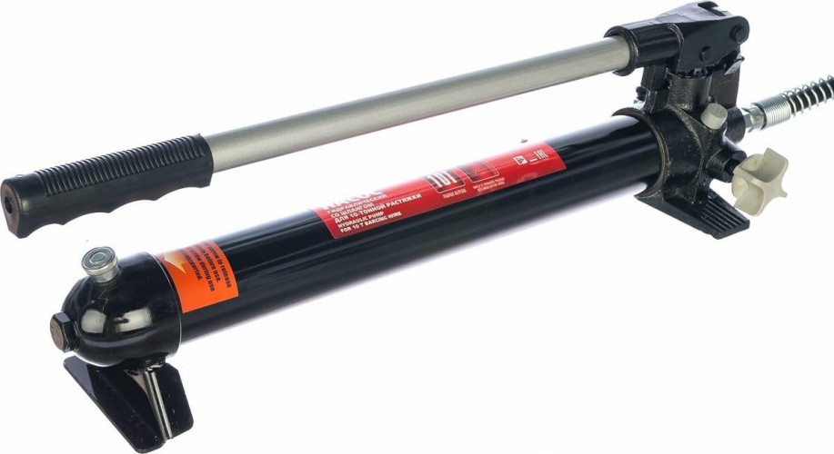 Насос гидравлический со шлангом MATRIX 10 т для 10-тонной растяжки 513255 - изображение 2