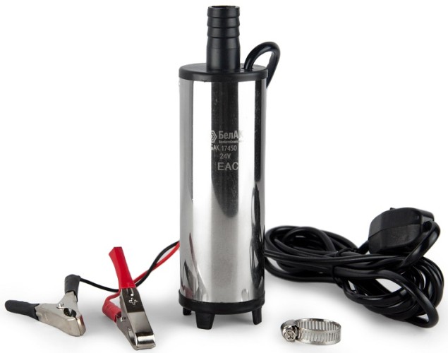 Насос перекачки топлива БелАК 24V D50 погружной, несъемный фильтр (БAK.17450) БАК.17450 - изображение 3