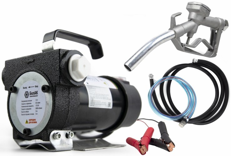 Насос перекачки топлива БелАК "Стандарт-М" 12V, 50 л/мин (БАК.11014) БАК.11014 - изображение 3