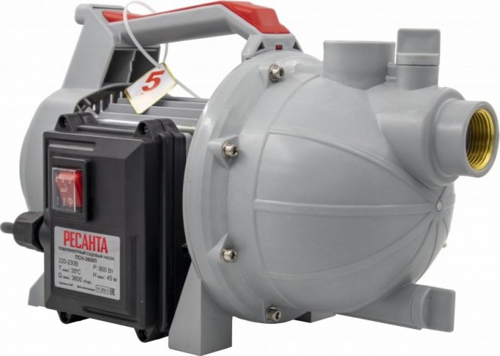 Насос поверхностный Ресанта ПСН-3600П 77/4/4