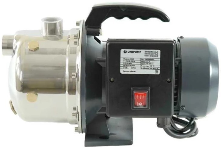 Насос поверхностный UNIPUMP JS 60 с ручкой и кнопкой включения 75595 - изображение 2