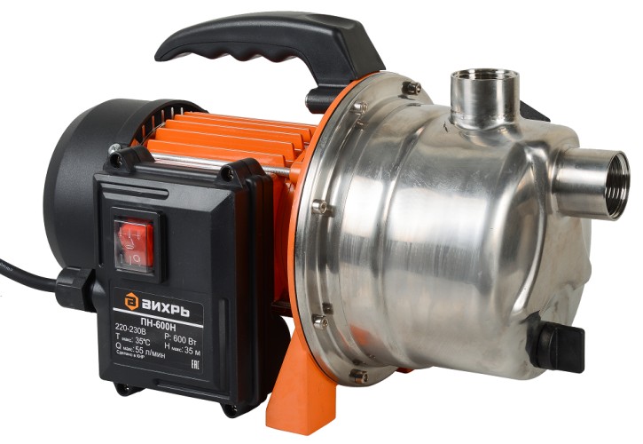 Насос поверхностный ВИХРЬ ПН 600Н 68/4/10