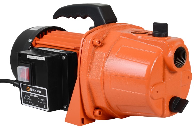 Насос поверхностный ВИХРЬ ПН1100Ч 68/4/6
