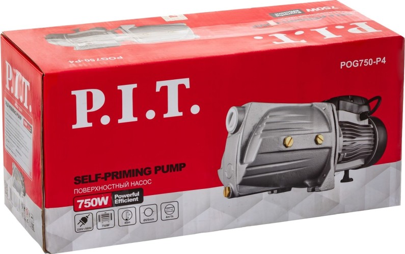 Насос садовый P.I.T. POG750-P4 - изображение 4