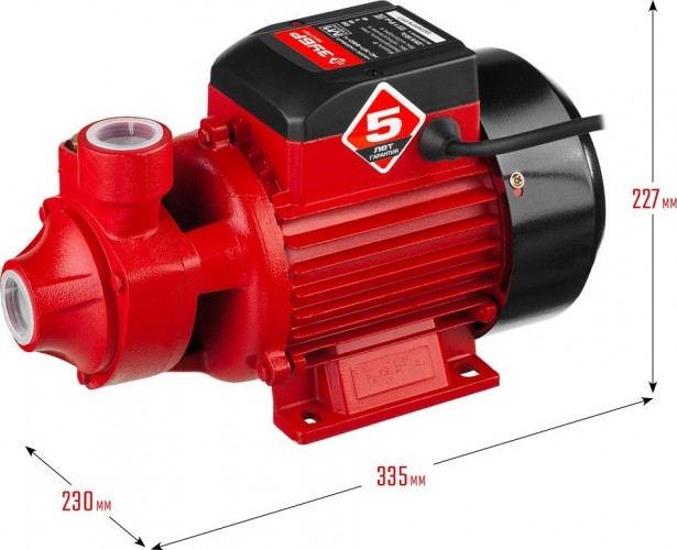 Насос садовый ЗУБР НС-М1-800-Ч - изображение 2
