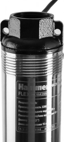 Насос скважинный Hammer NAP600/39S 131-030 - изображение 2
