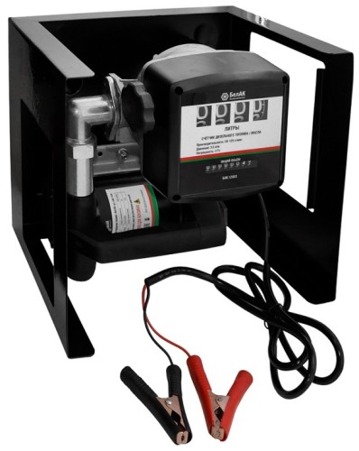 Насос топливный электрический БелАК АНТЕЙ 24v, 80 л/мин, без шлангов и пистолета БАК.12085