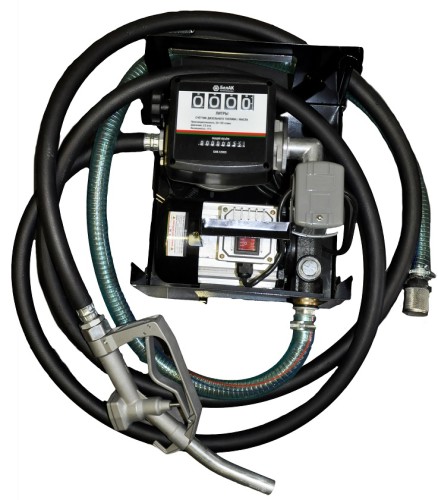 Насос топливный электрический БелАК САТУРН Комплекс станция перекачки 220v, 60 л/мин счетчик БАК.12061