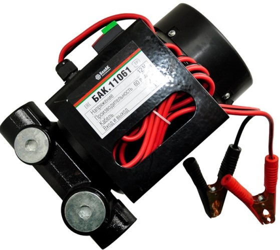 Насос топливный электрический БелАК МЕРКУРИЙ перекачки 12v, 60 л/мин БАК.11061 - изображение 2