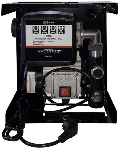 Насос топливный электрический БелАК АРЕС 220v, 60л/мин. без шлангов и пистолета БАК.12102