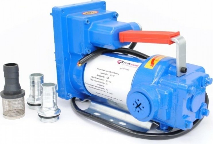 Насос топливный электрический Petropump DCEX57 12в для бензина, 45 л/мин PP330501