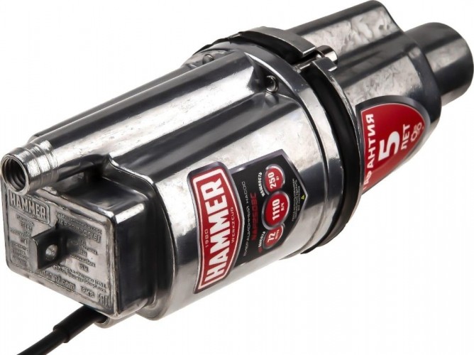 Насос вибрационный Hammer NAP250BC нижний забор воды 131-044 - изображение 4