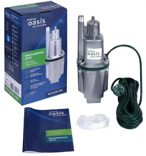 Насос вибрационный OASIS VS 0,42/70-25 4670004378106 - изображение 5
