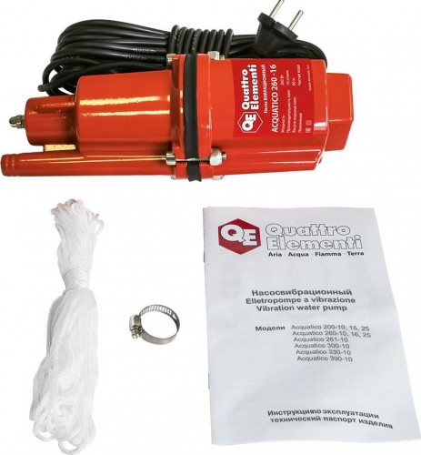 Насос вибрационный QUATTRO ELEMENTI ACQUATICO 260-16 791-752 - изображение 4