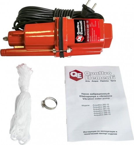 Насос вибрационный QUATTRO ELEMENTI ACQUATICO 260-10 910-324 - изображение 4