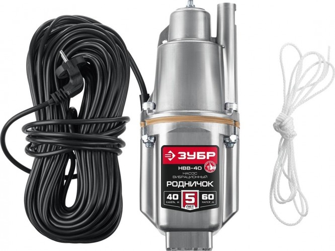 Насос вибрационный ЗУБР Родничок-В НВВ-40 НВВ-40 - изображение 4