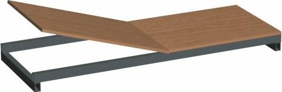 Настил широкий 0,5х1,7 м РИНСТРОЙ для вышек Радиан-Альфа, Омега с люком