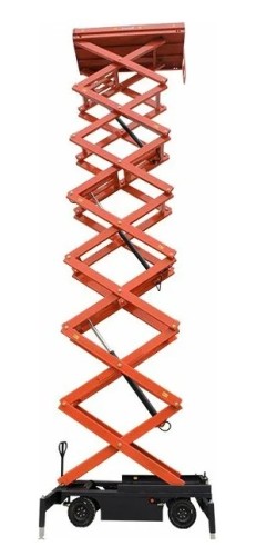 Несамоходный подъемник ножничного типа GROST Tower 500-11 АС с выдвижной платформой 212589 - изображение 2