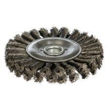 Щетка цилиндрическая двурядная жгутовая ПрофОснастка Эксперт № 432 d 125 d22.2 мм RPM 12500 ST - изображение 4