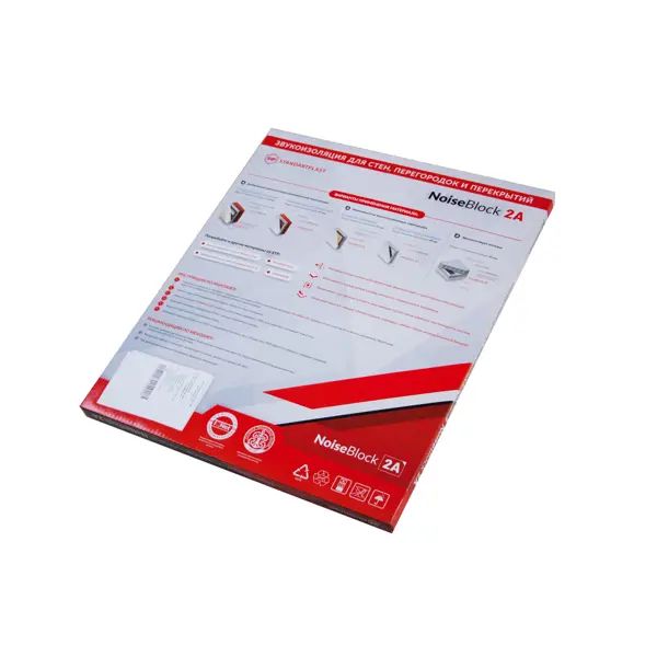 Звукоизоляция NoiseBlock 2a 600x500x2 10 шт. - изображение 4
