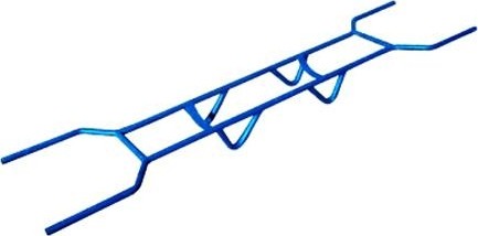 Носилки для одного газового баллона  40 л (кислород) 00000001618