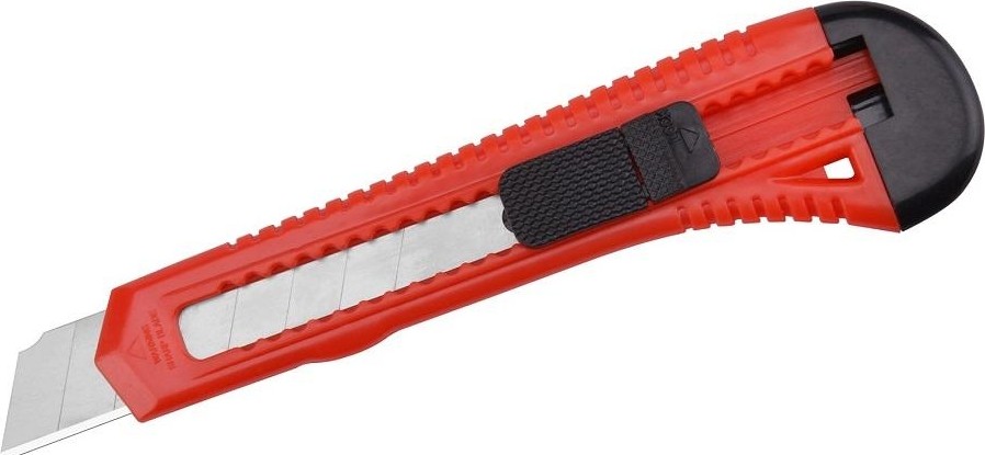 Нож Autovirazh AV-0718 с отламывающимися сегментами 18 мм