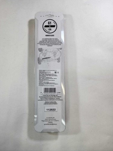 Нож для газонокосилки GREENWORKS 2951307 сменный комплект (2шт) 61 см. - изображение 3