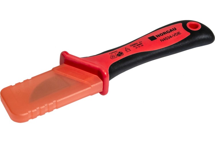 Нож для снятия изоляции диэлектрический Norgau N4534-VDE с прямым лезвием 215 мм 067367014 - изображение 2