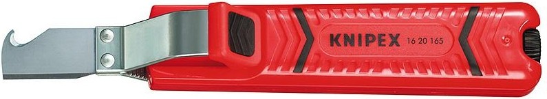 Нож для снятия изоляции KNIPEX 1620165SB с фиксированным лезвием KN-1620165SB