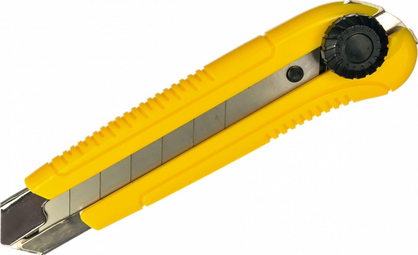 Нож для строительных работ Biber 50121 усиленный 25мм Тов-049325