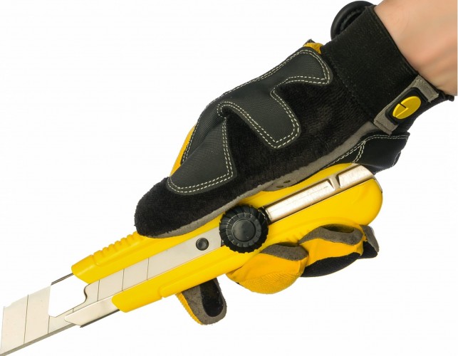 Нож для строительных работ Biber 50121 усиленный 25мм Тов-049325 - изображение 2