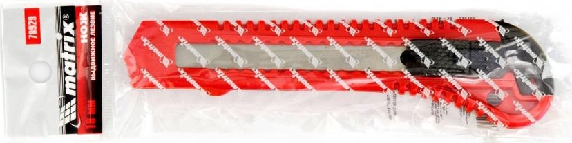 Нож для строительных работ MATRIX 18 мм выдвижное лезвие 78929 - изображение 2